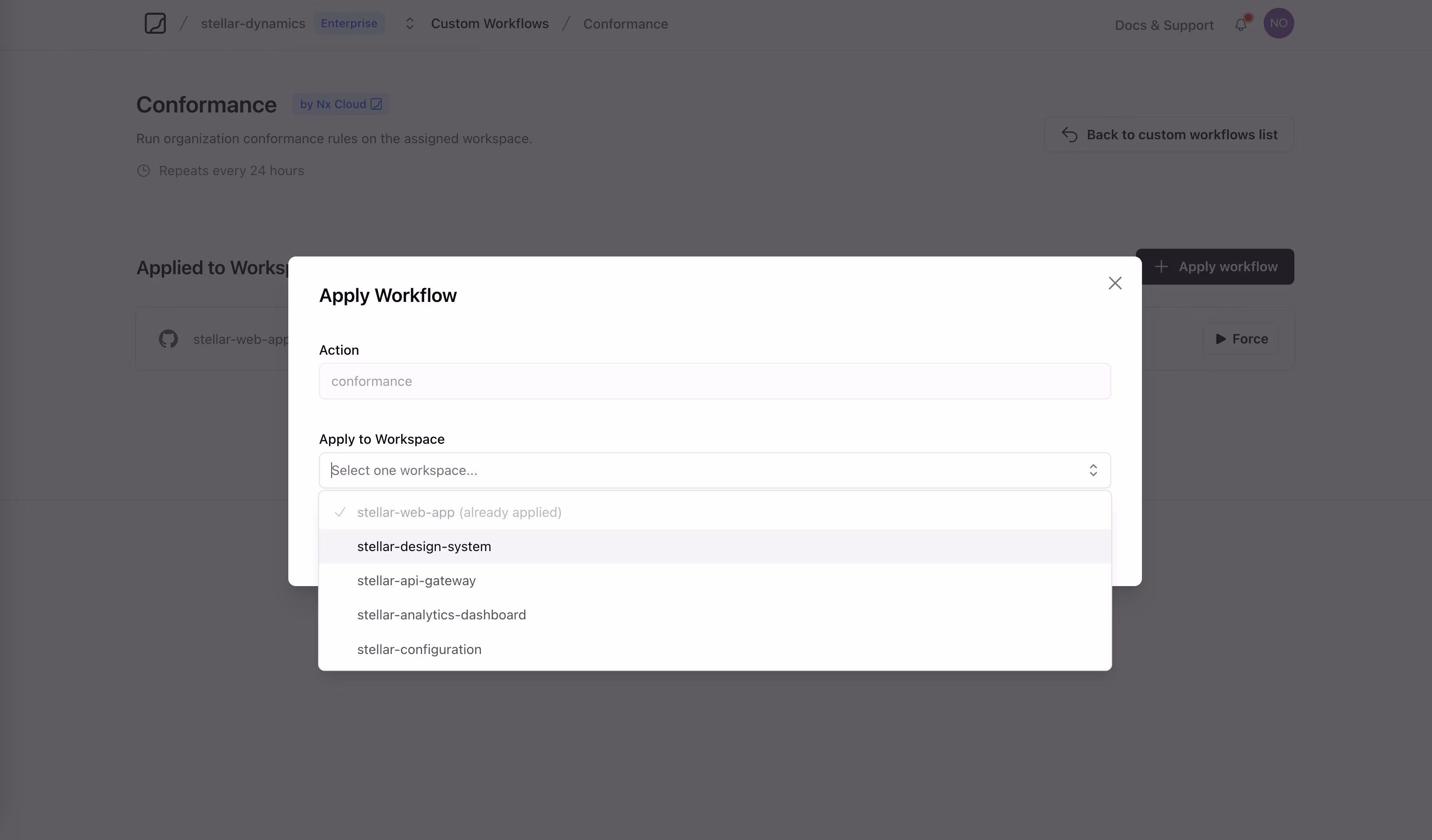 Apply Workflow